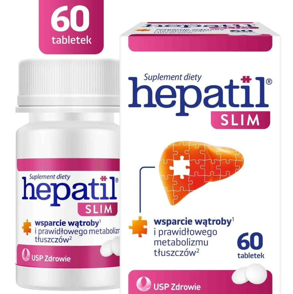 Hepatil Slim, tabletki, 60 szt.