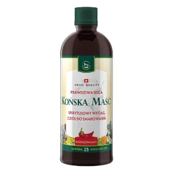 Herbamedicus, maść końska, rozgrzewająca, spirytusowy wyciąg z ziół, 400 ml