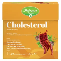 Herbapol Poznań, Cholesterol, herbatka ziołowa, saszetki, 1,5 g x 20 szt.