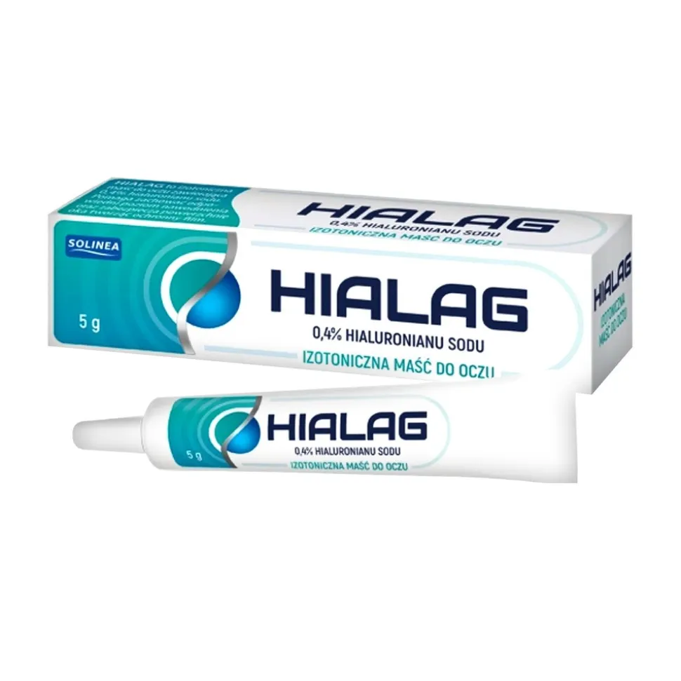 Hialag, izotoniczna maść do oczu, HA 0,4%, 5 g