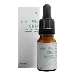3H Olej 15% CBD, olej, 10 ml