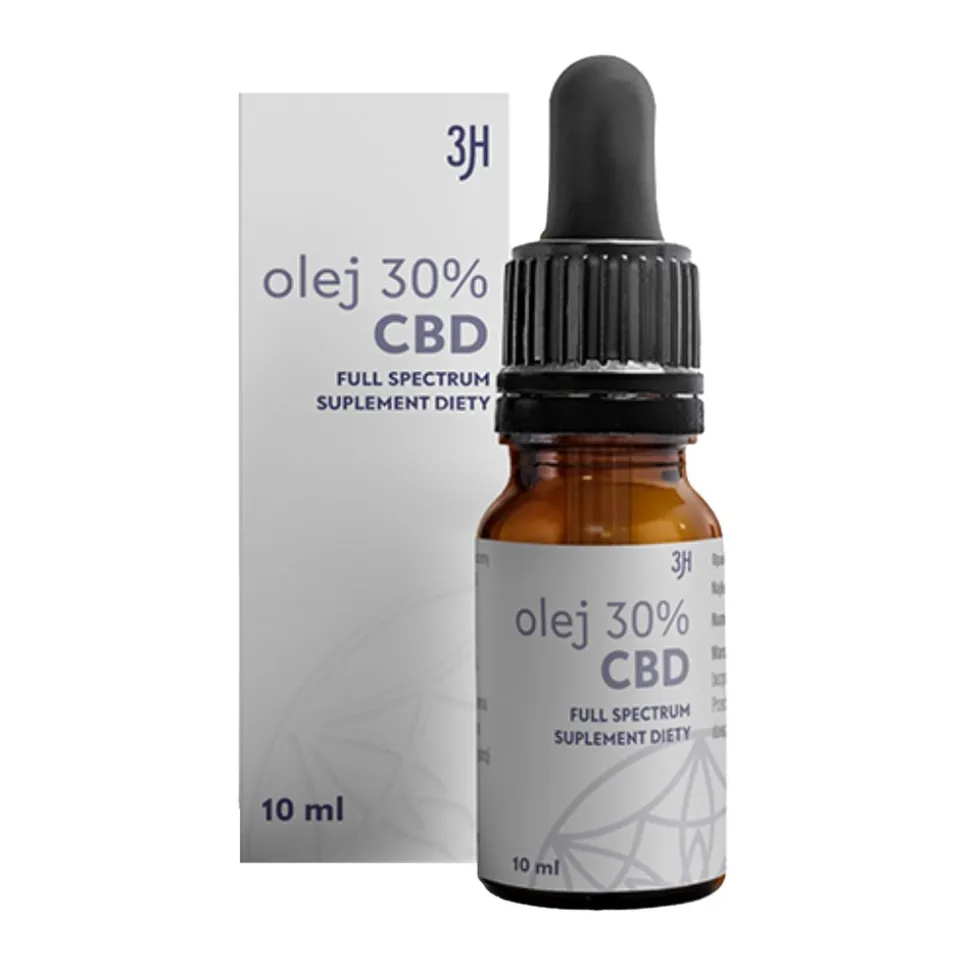 3H Olej 30% CBD, płyn, 10 ml