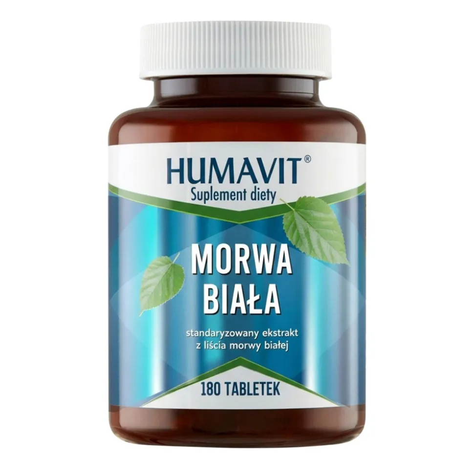 Humavit Morwa Biała, tabletki, 180 szt.