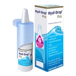 Hyal-Drop Pro, nawilżające krople do oczu, 10 ml