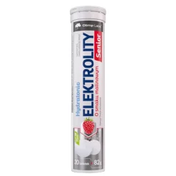 Hydratonic Elektrolity Senior, tabletki musujące, smak malinowy, 20 szt.