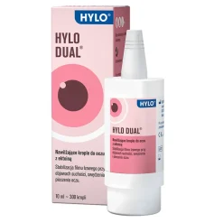 Hylo Dual, nawilżające krople do oczu z ektoiną, 10 ml
