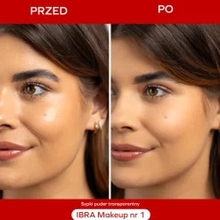 Ibra, sypki puder transparentny, nr 1, 12 g