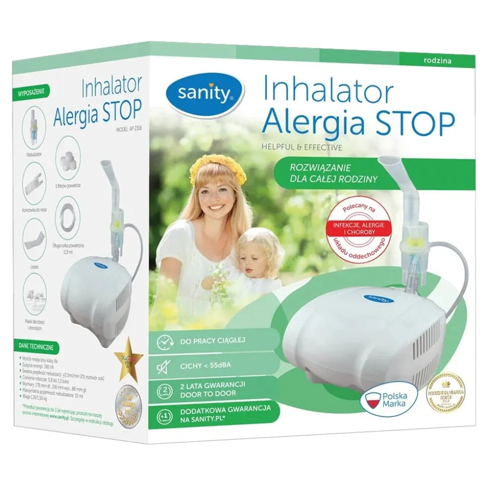 Inhalator Alergia Stop, (model AP 2316), 1 szt.