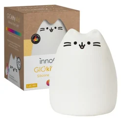 InnoGIO, Silikonowa lampka nocna dla dzieci kotek Kitty Midi LJC-101, 1 szt.