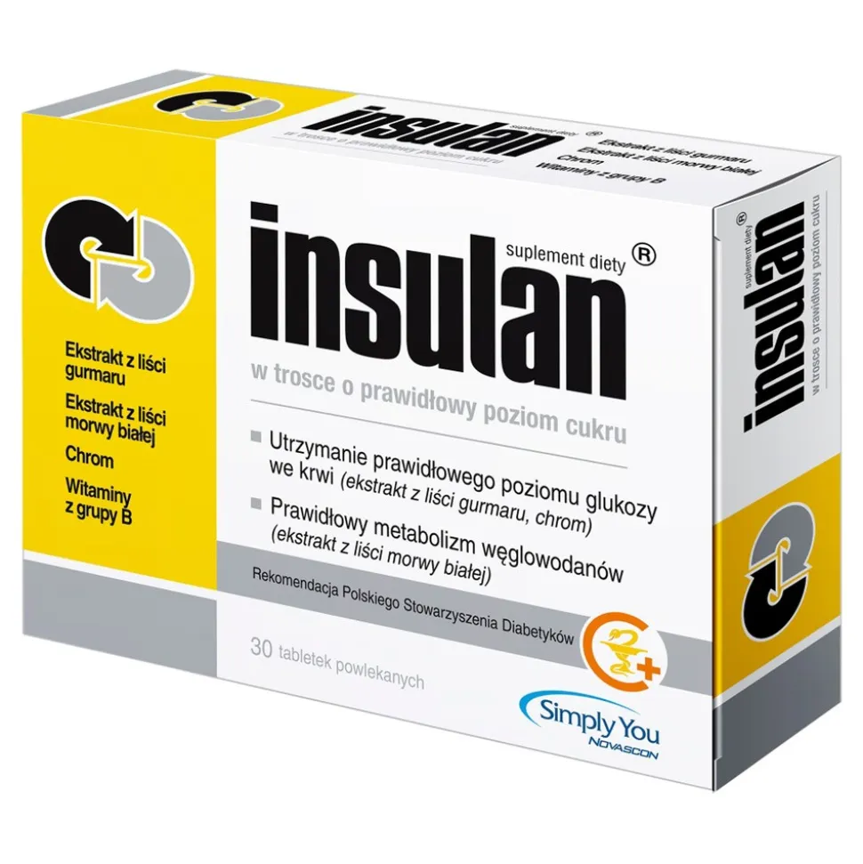 Insulan, tabletki powlekane, 30 szt.