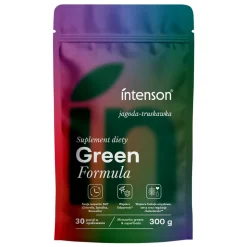 Intenson Green Formula, proszek, smak jagoda - truskawka, 300 g