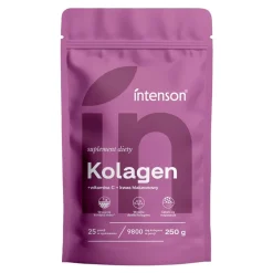 Intenson Kolagen + Witamina C + kwas hialuronowy, proszek, 250 g