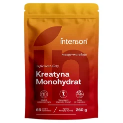 Intenson Kreatyna Monohydrat, smak: mango-marakuja, proszek, 260 g