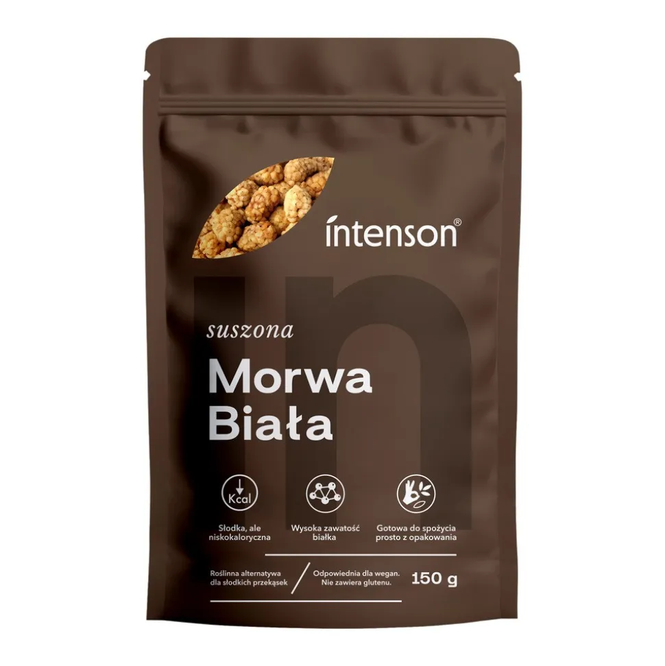 Intenson, morwa biała, owoce suszone, 150 g