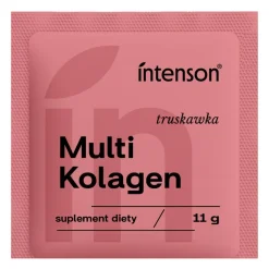 Intenson Multi Kolagen, proszek, smak truskawkowy, 11 g