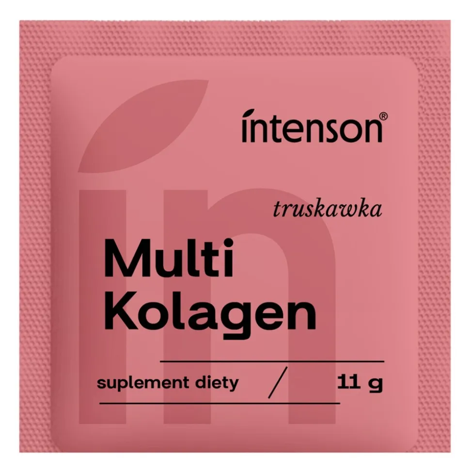 Intenson Multi Kolagen, proszek, smak truskawkowy, 11 g