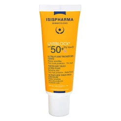 ISISPHARMA UVEBLOCK DRY TOUCH SPF 50+, krem matujący, średnio koloryzujący, 40ML