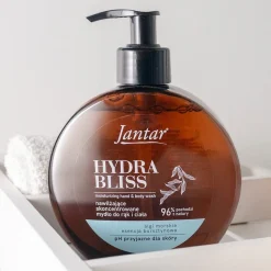 Jantar Hydra Bliss, nawilżające mydło do rąk i ciała, 400 ml