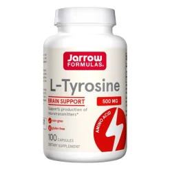 Jarrow Formulas, L-Tyrosine, 500 mg, kapsułki, 100 szt.