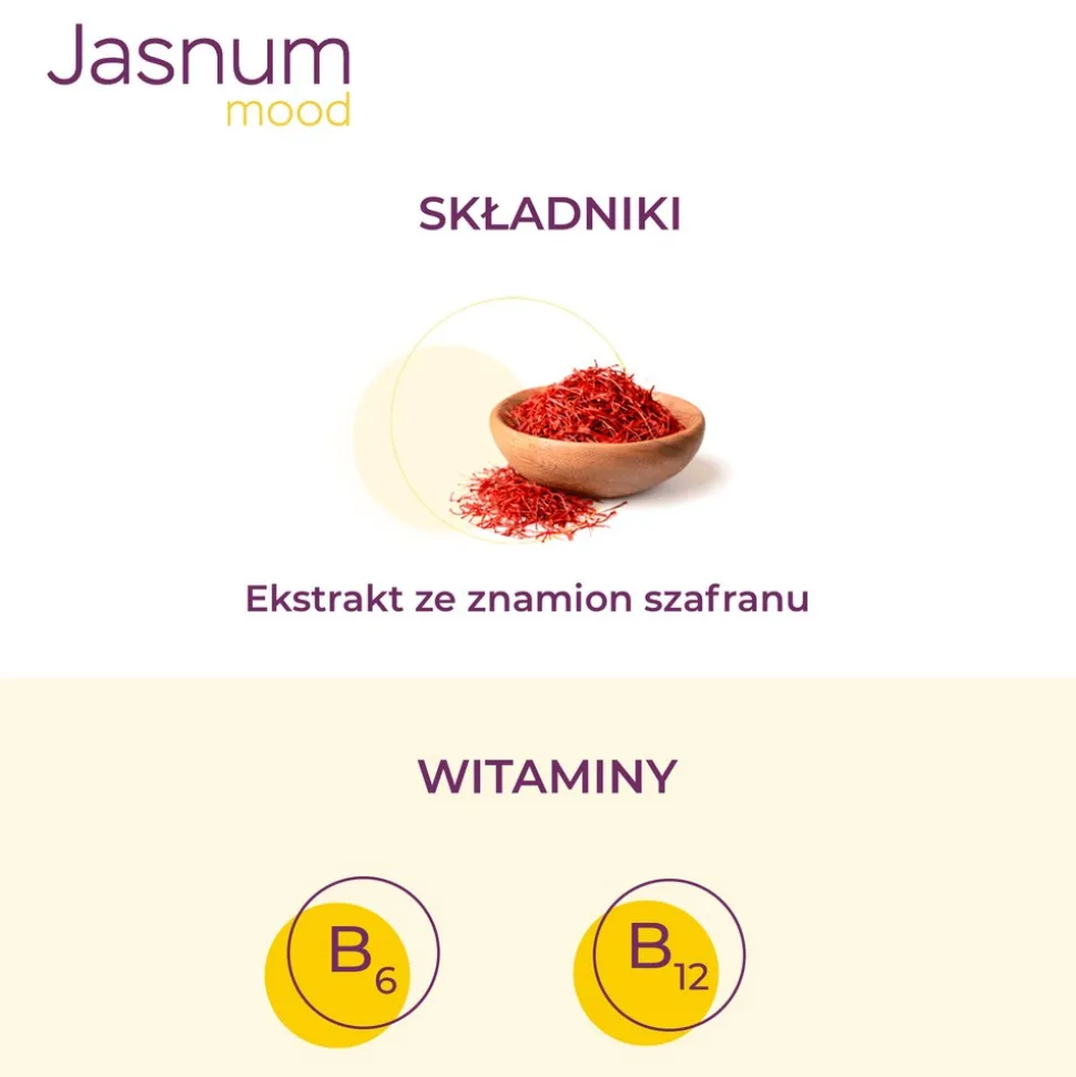 Jasnum mood, kapsułki, 30 szt.
