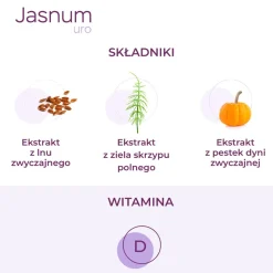 Jasnum uro, kapsułki, 60 szt.