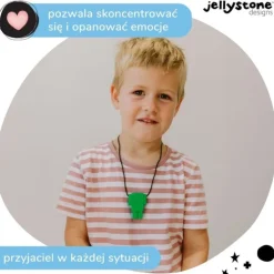 Jellystone Designs, gryzak terapeutyczny Niebieski Robot, 1 szt.