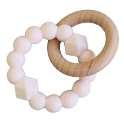Jellystone Designs, księżycowy gryzak, jasnoróżowy, 1 szt.