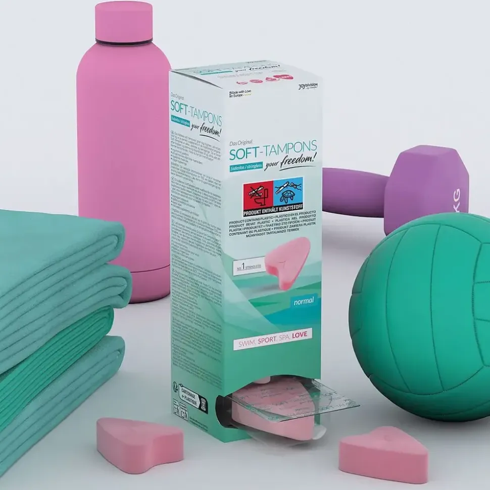 JoyDivision Soft Tampons Normal, tampony bez sznurka, 10 szt.