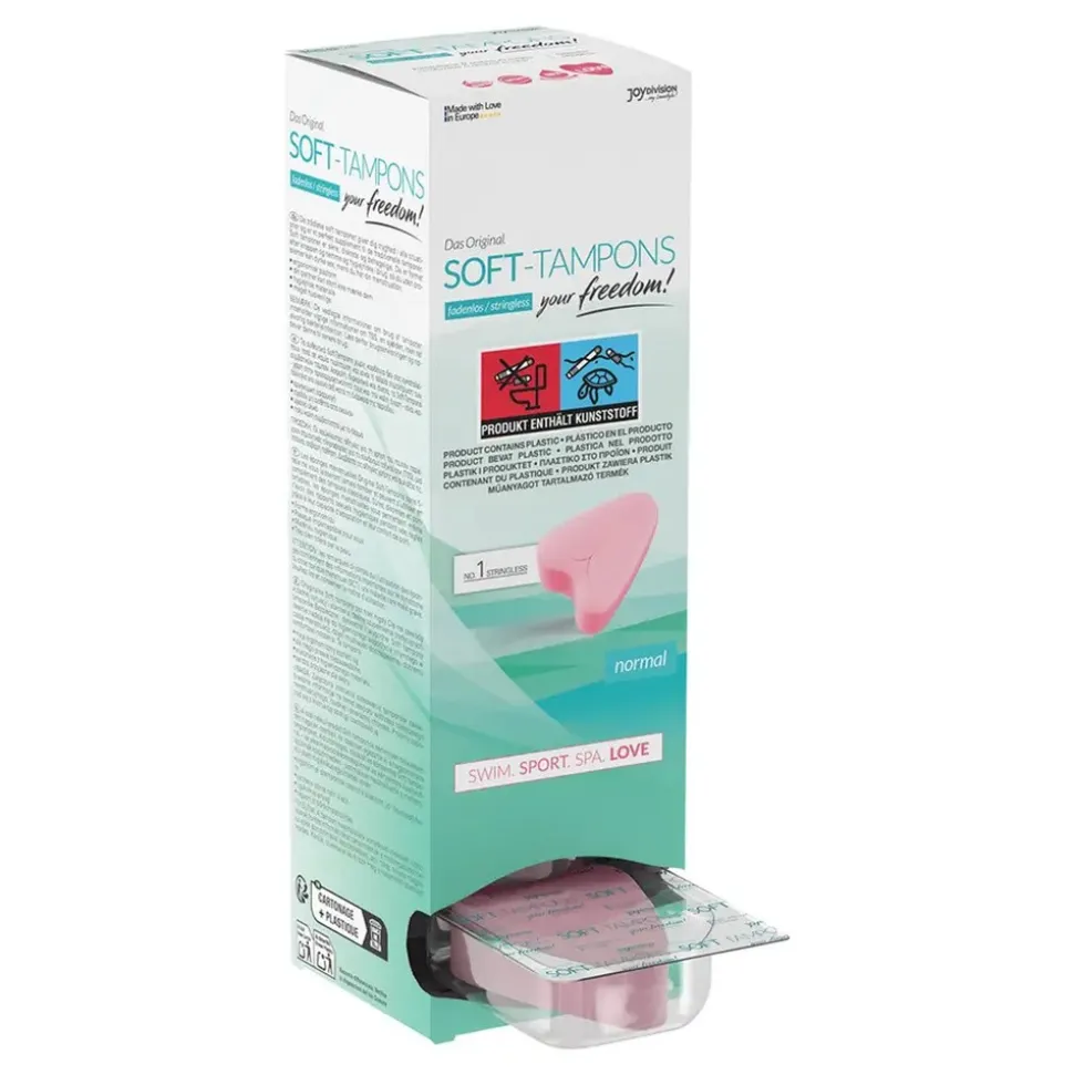 JoyDivision Soft Tampons Normal, tampony bez sznurka, 10 szt.