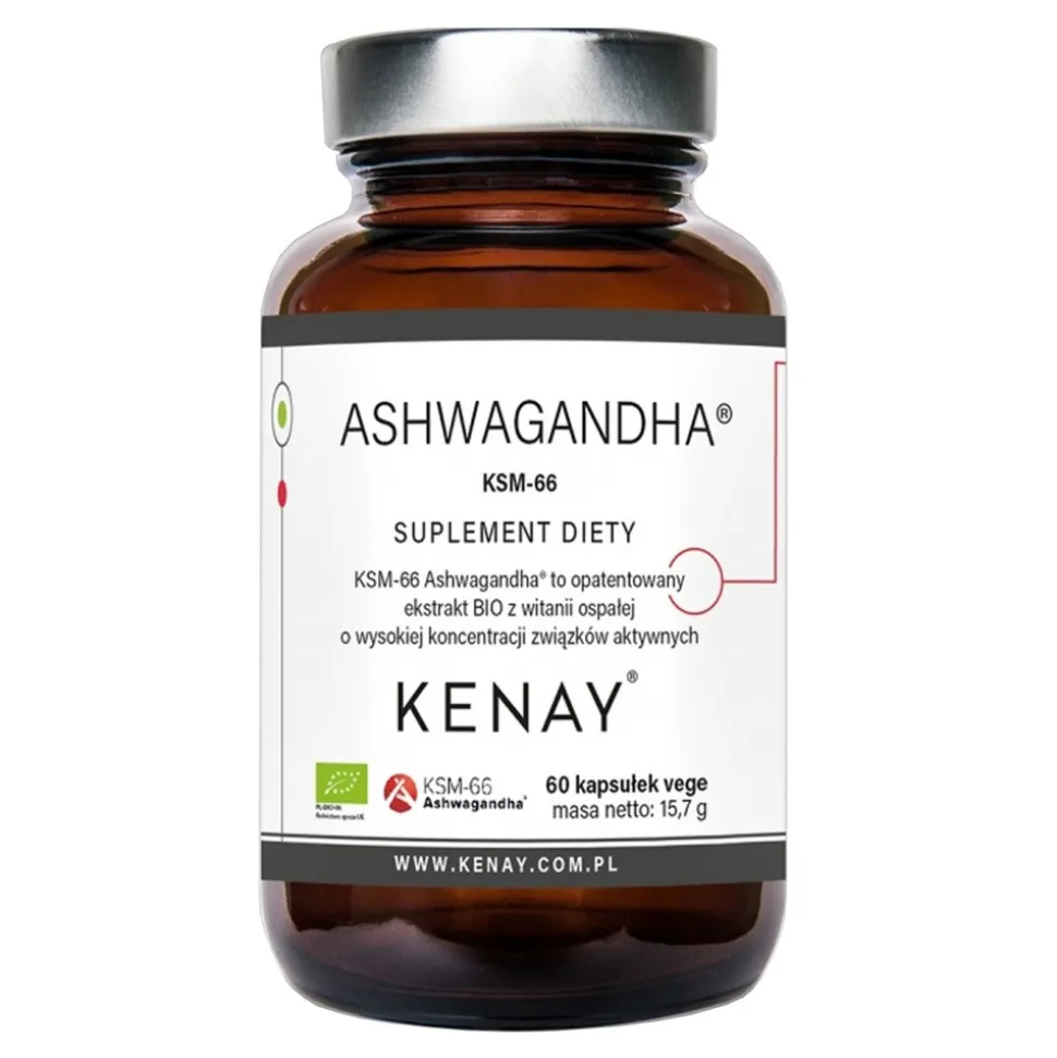 Kenay, Ashwagandha KSM-66, kapsułki, 60 szt.