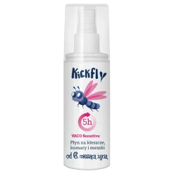 KickFly Sensitive, płyn na komary, kleszcze, meszki, 80 ml