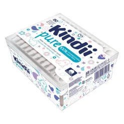 Kindii Pure, patyczki higieniczne dla niemowląt, 60 szt.