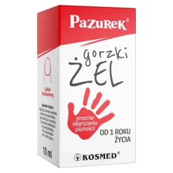 Kosmed Pazurek, gorzki żel przeciw obgryzaniu paznokci, 10 ml