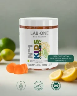 Lab One N°1 KidsGummies C, żelki, smak cytrynowo-limonkowy, 60 szt.