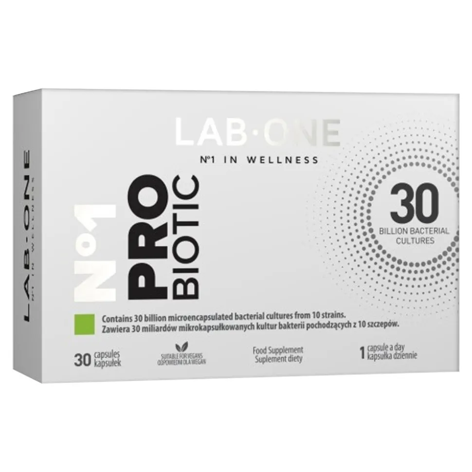 Lab One N°1 Probiotic, kapsułki twarde, 30 szt.