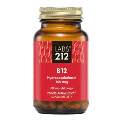 LABS212 B12 Hydroxocobalamin, kapsułki, 60 szt.