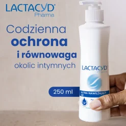 Lactacyd Pharma, ultra-nawilżający płyn ginekologiczny 40+, 250 ml, z pompką