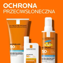 La Roche-Posay Anthelios Dermo-Pediatrics, ochronne mleczko do twarzy i ciała dla niemowląt i dzieci, SPF 50+, 50 ml
