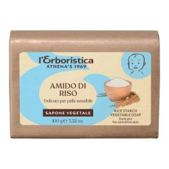 L'Erboristica, mydło roślinne ze skrobią ryżową, 100 g