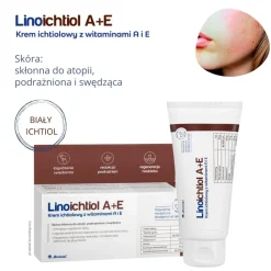 Linoichtiol A+E, krem ichtiolowy, z witaminą A, E, 50 g