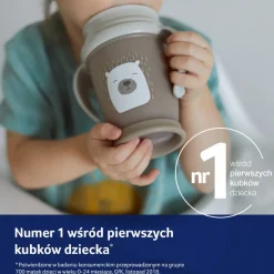Lovi, kubek 360°Junior z uchwytem, Buddy Bear, 250 ml