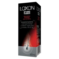 Loxon Max (Loxon 5%), 50 mg/ml, płyn na skórę, 60 ml