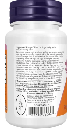 Lutein & Zeaxanthin, kaps., 60 szt