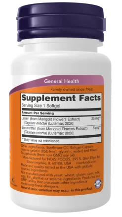 Lutein & Zeaxanthin, kaps., 60 szt