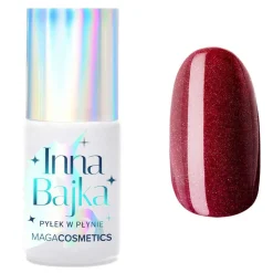 Maga Cosmetics Inna Bajka, lakier hybrydowy z pyłkiem, 868 royal shine, 6 ml