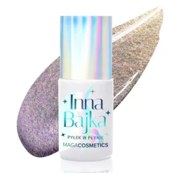 Maga Cosmetics Inna Bajka, lakier hybrydowy z pyłkiem, 835 Biały Ząbek, 6 ml