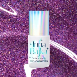Maga Cosmetics Inna Bajka, lakier hybrydowy z pyłkiem, 852 Wybieram Cię!, 6 ml
