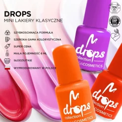 Maga Cosmetics, Teen Drops Rockstar V.03, zestaw lakierów do paznokci, 6 x 6 ml
