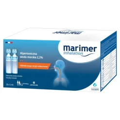 Marimer Inhalation, hipertoniczna woda morska, 5 ml, 30 ampułek