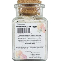 Mayram, sól do kąpieli, Orzeźwiająca Mięta, 170 g